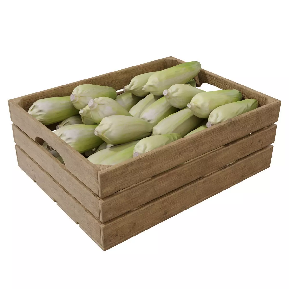 corn crates 3D model_0