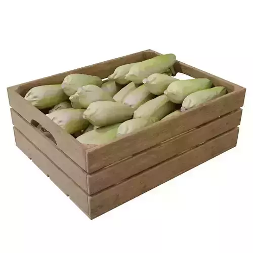 corn crates 3D model