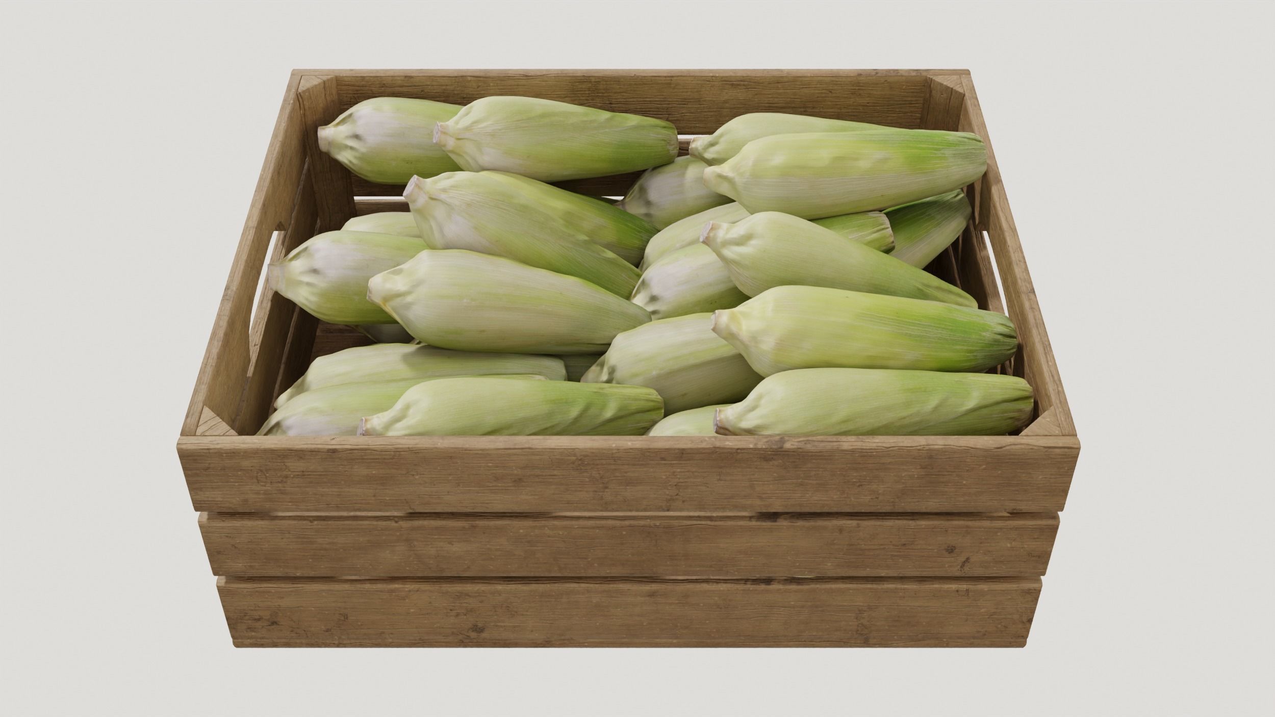 corn crates 3D model_6
