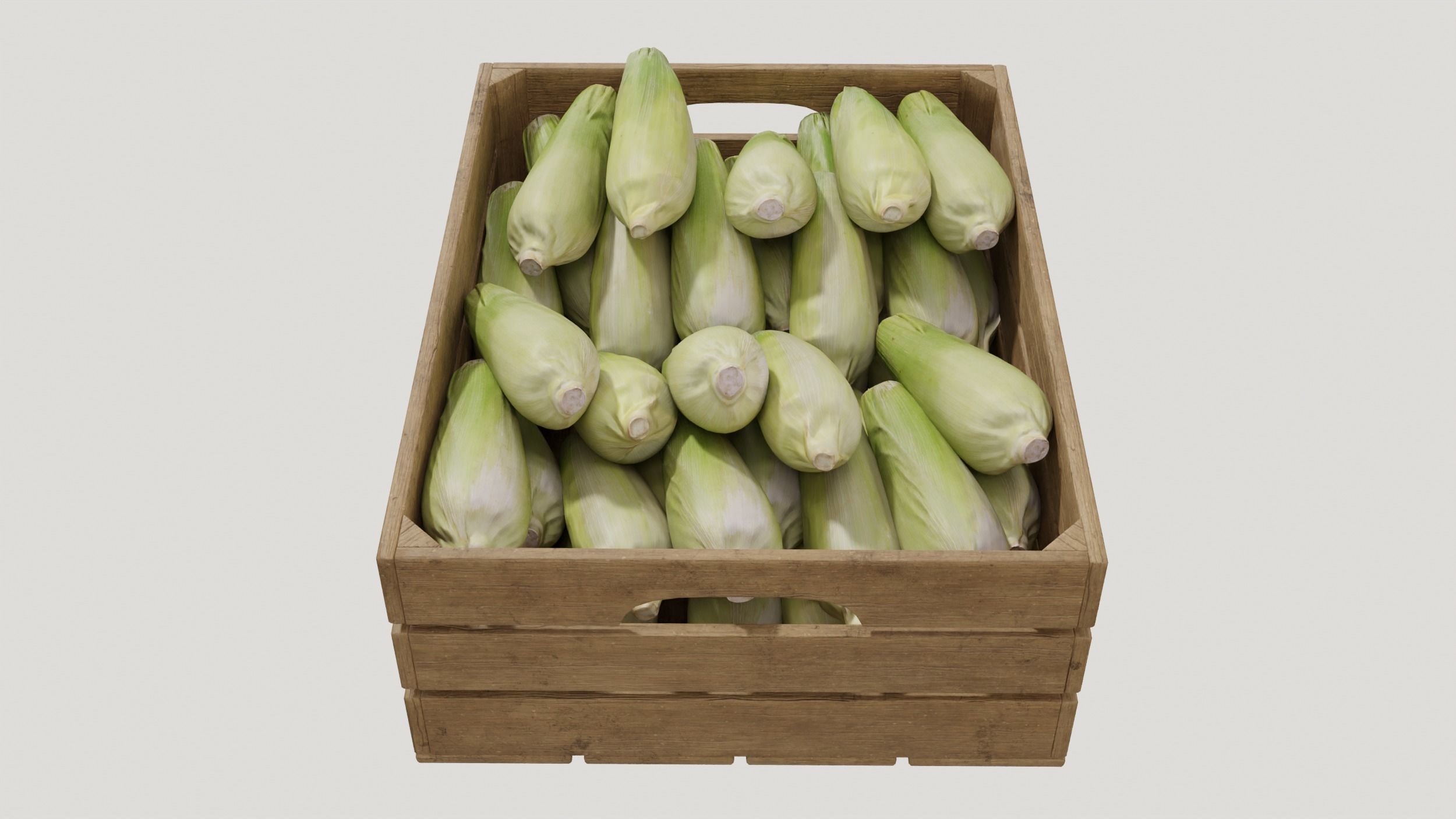 corn crates 3D model_7