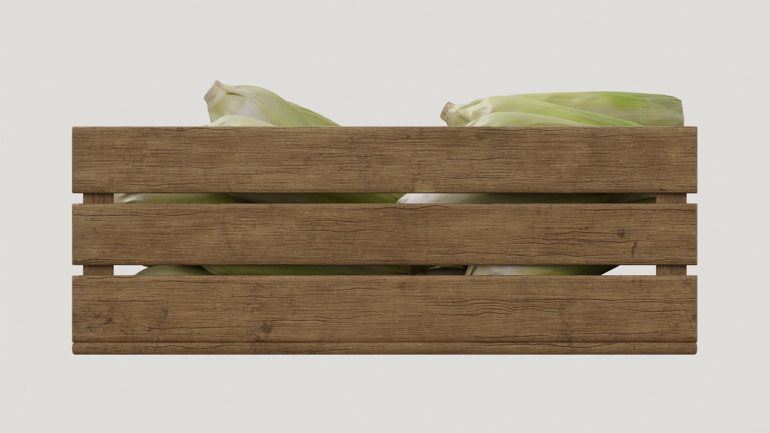 corn crates 3D model_5