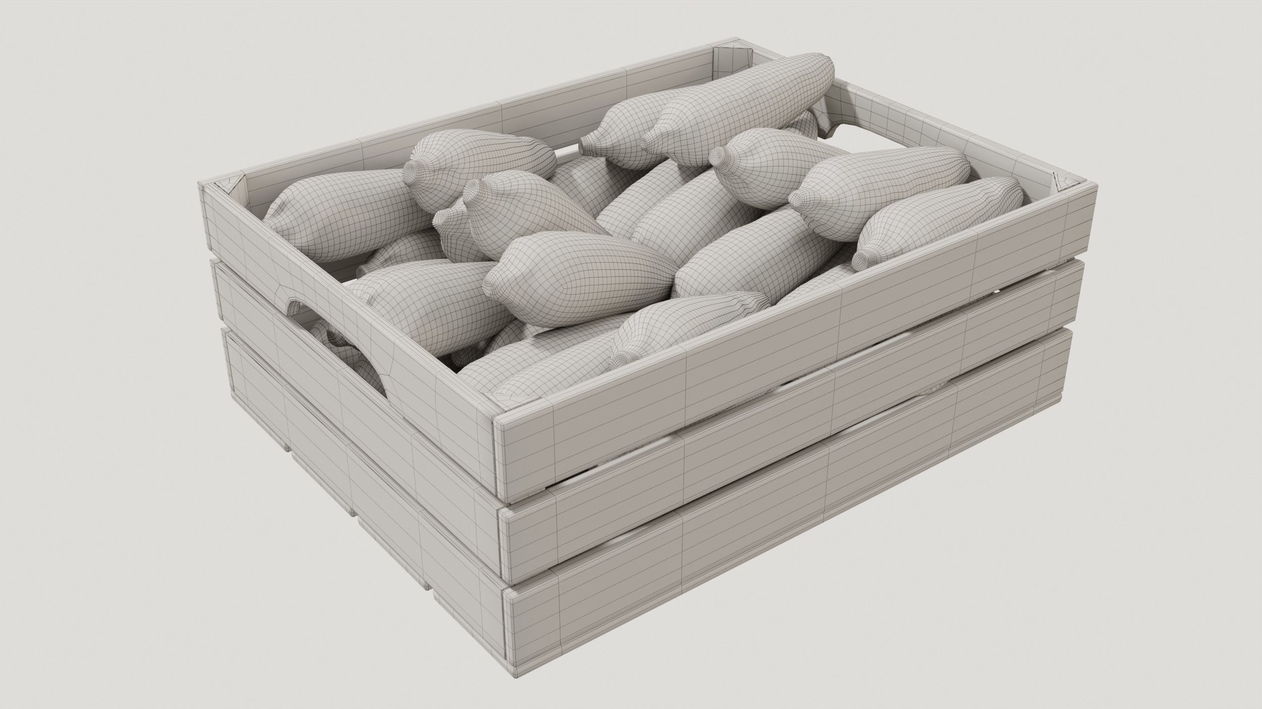 corn crates 3D model_3