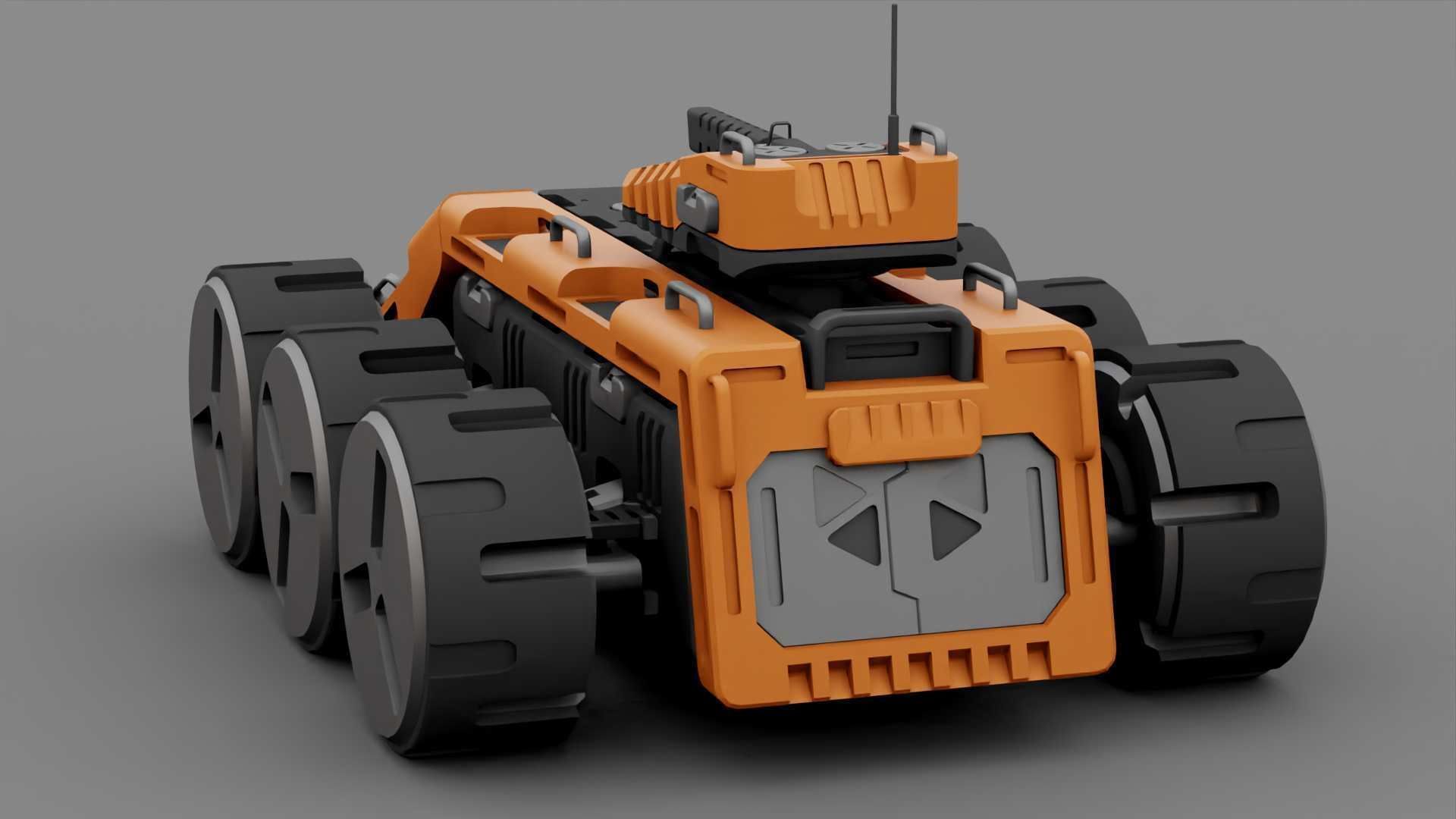 SCII-fI MILITARY VEHICLE RIGGED 3D model_15