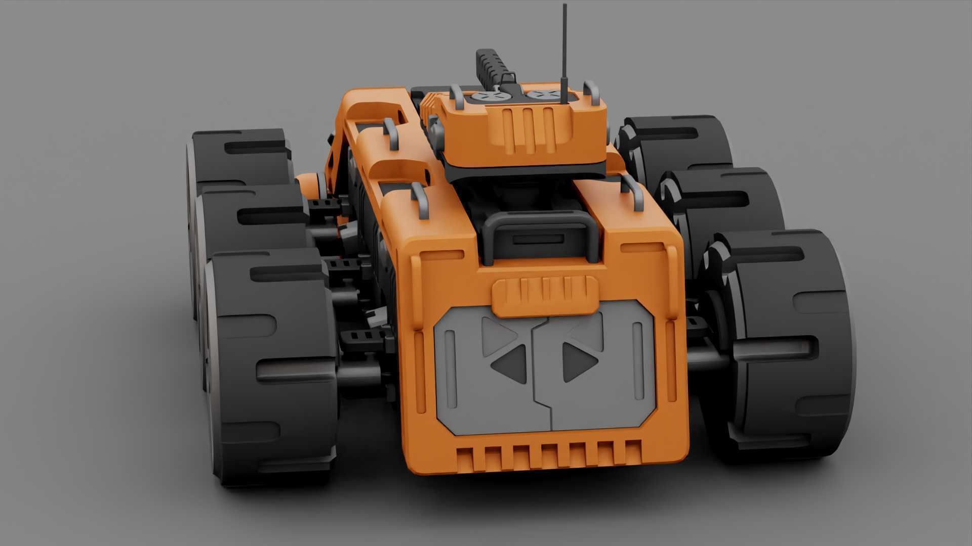 SCII-fI MILITARY VEHICLE RIGGED 3D model_17