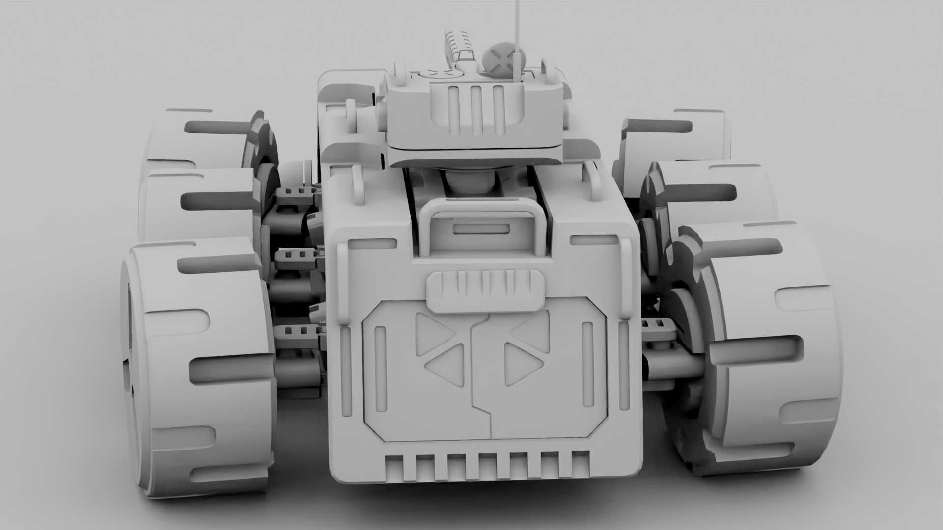 SCII-fI MILITARY VEHICLE RIGGED 3D model_41