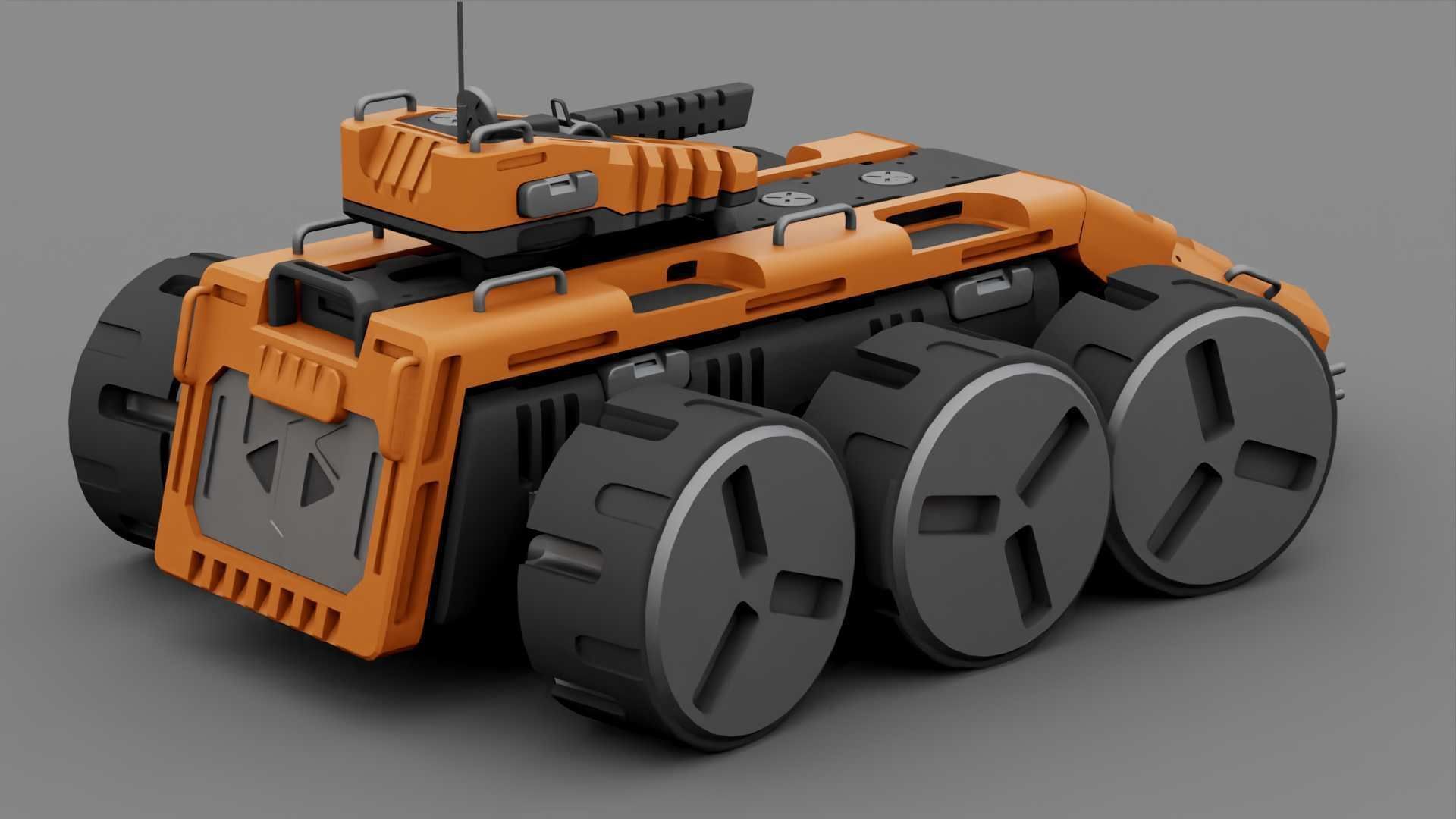 SCII-fI MILITARY VEHICLE RIGGED 3D model_21