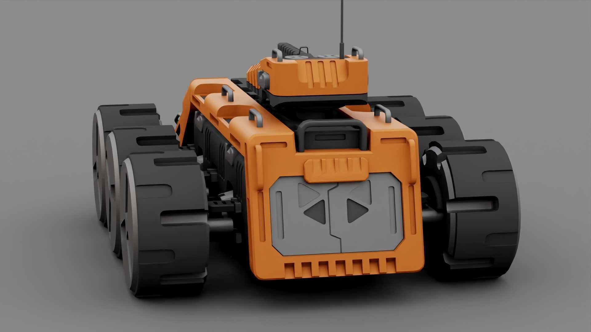 SCII-fI MILITARY VEHICLE RIGGED 3D model_16