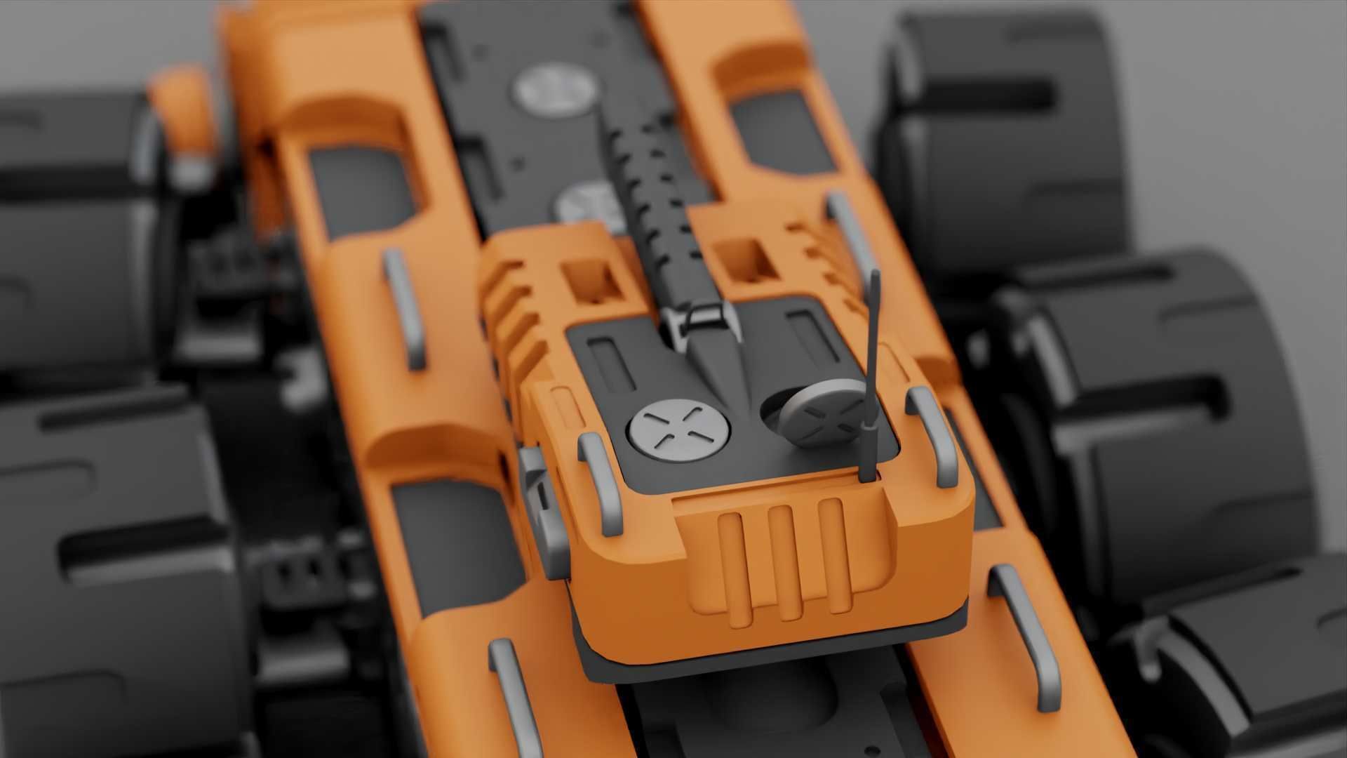 SCII-fI MILITARY VEHICLE RIGGED 3D model_38