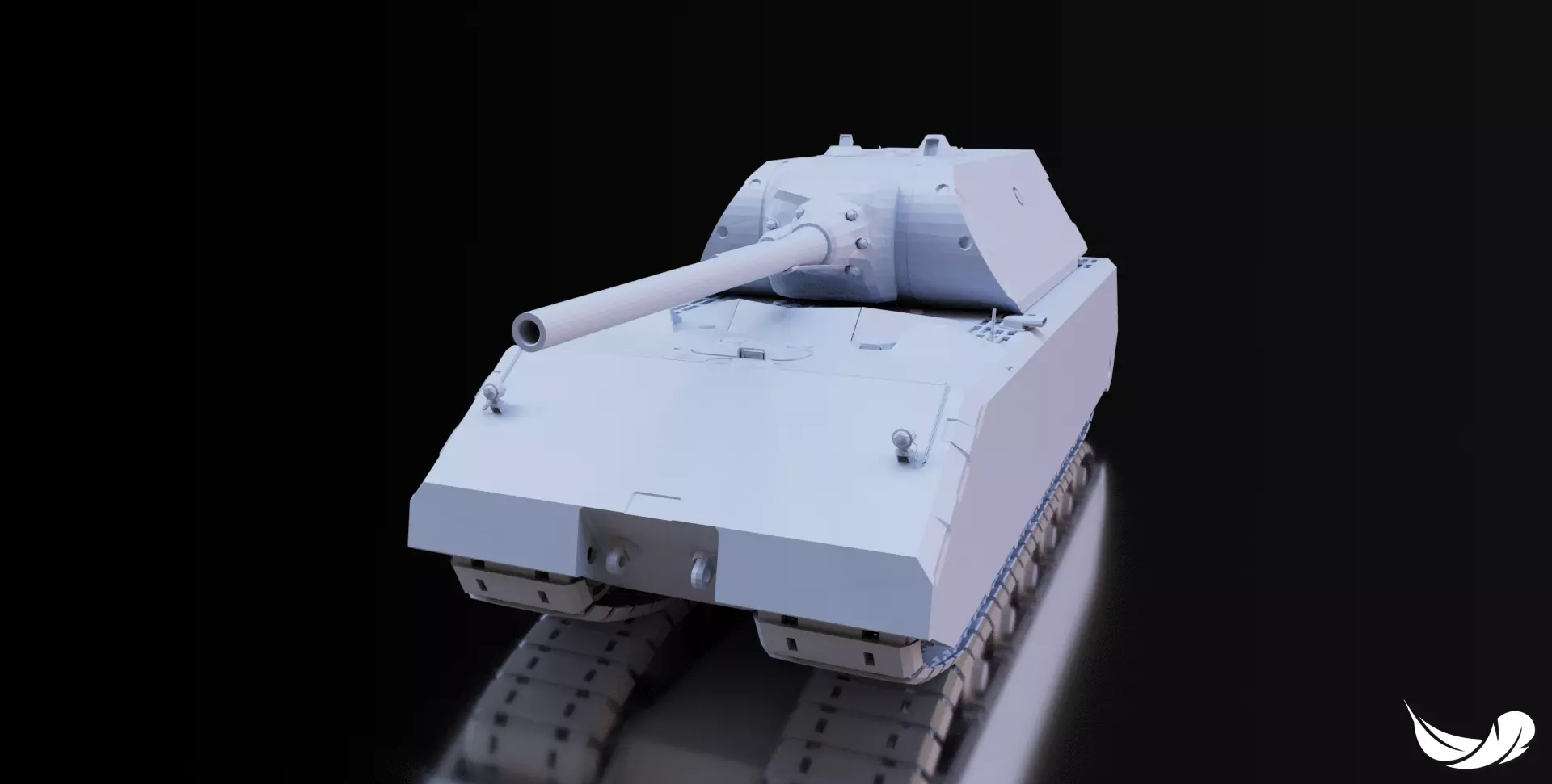 MAUS TANK - 1-35 - 1-50 - 1-72 3D print model_0