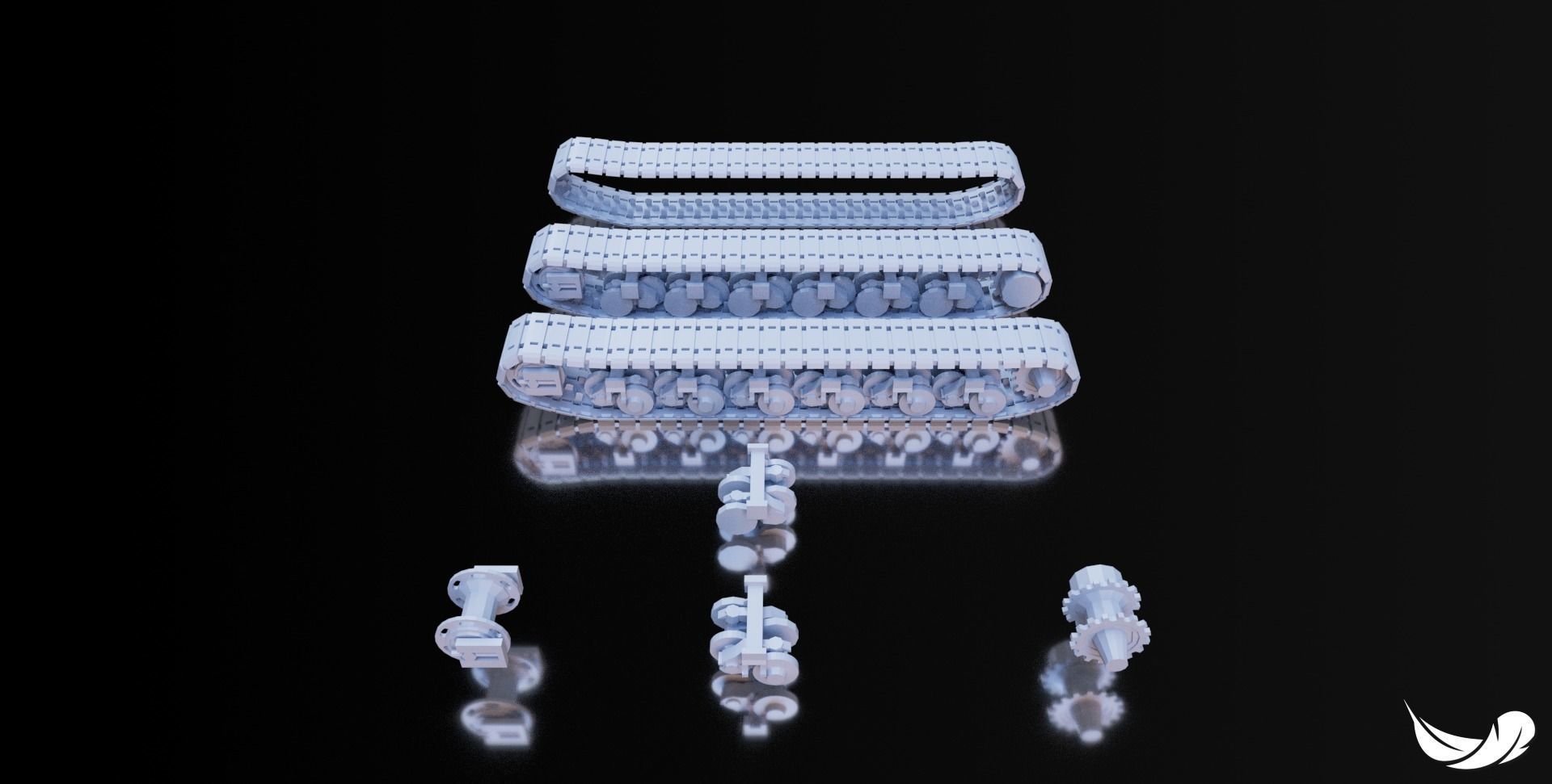 MAUS TANK - 1-35 - 1-50 - 1-72 3D print model_9