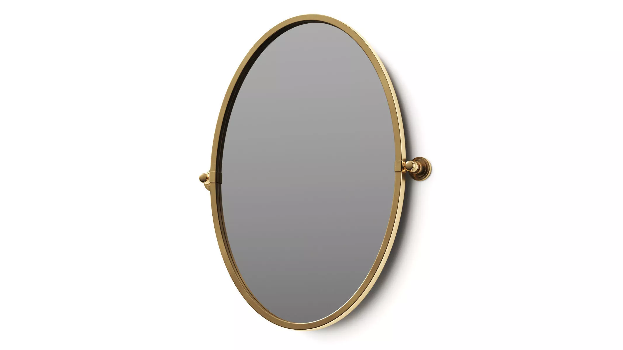 Rejuvenation Rigdon Oval Pivot Mirror 3D model