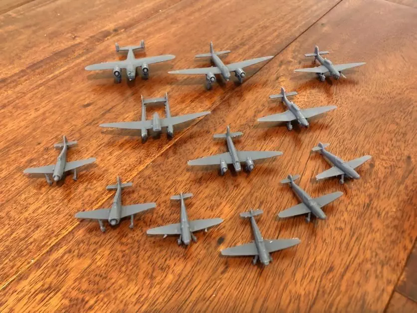 German WW2 Aircraft 3D print model_0