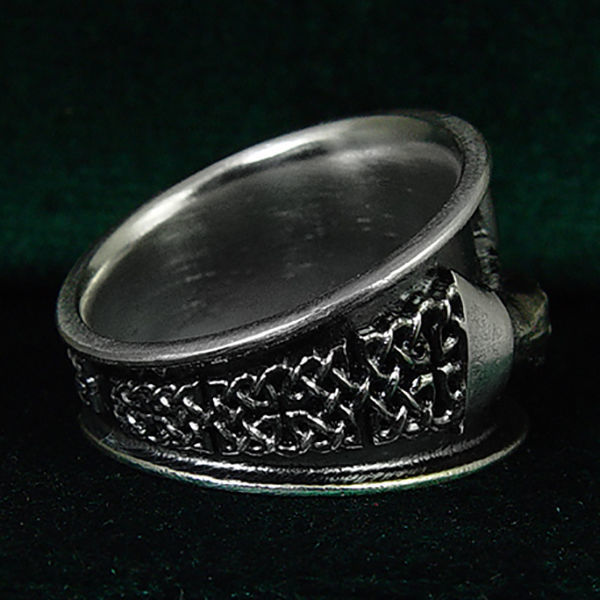 Jewelry Beer Claddagh ring 3D model_2