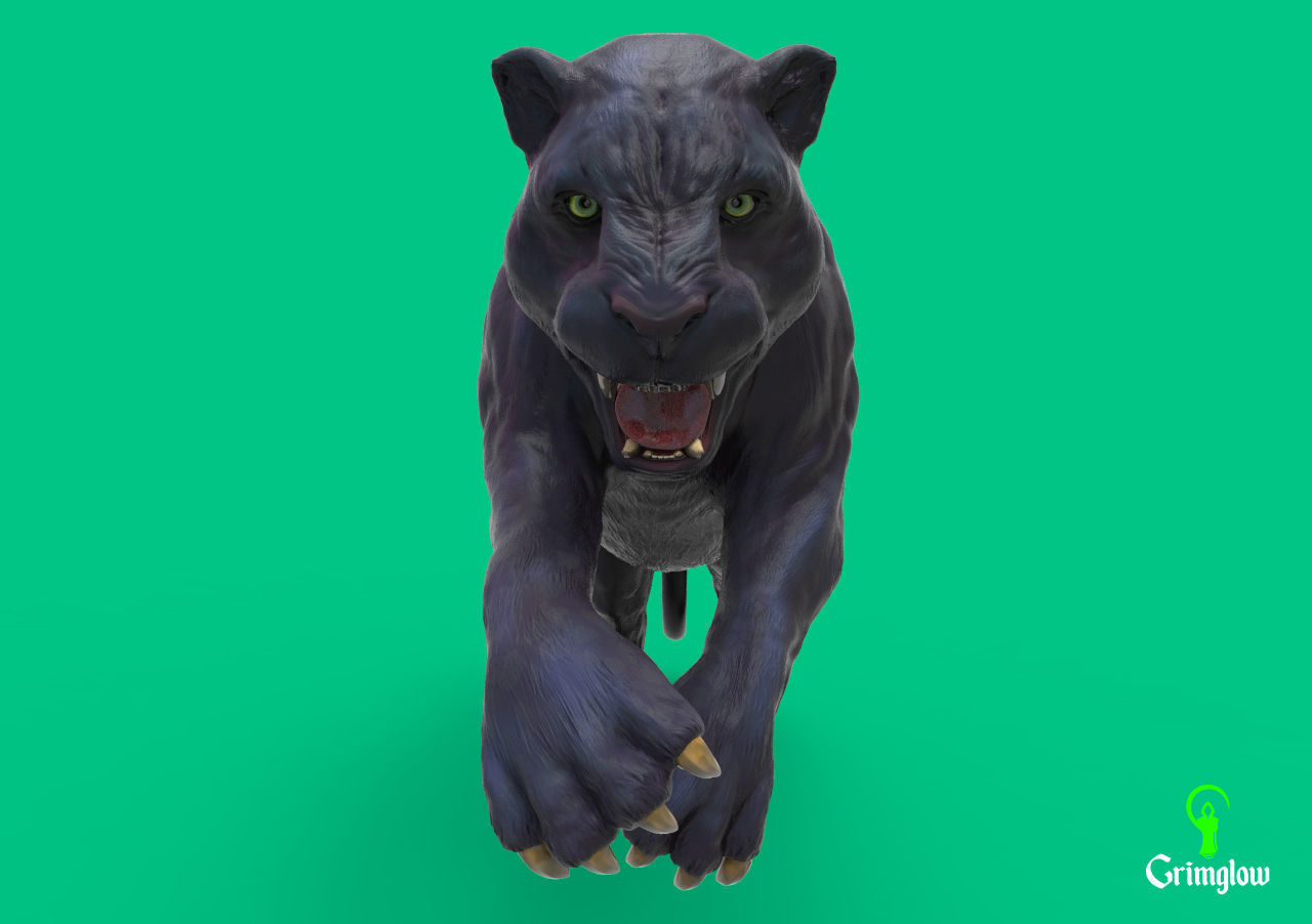 Jaguar   3D print model_10