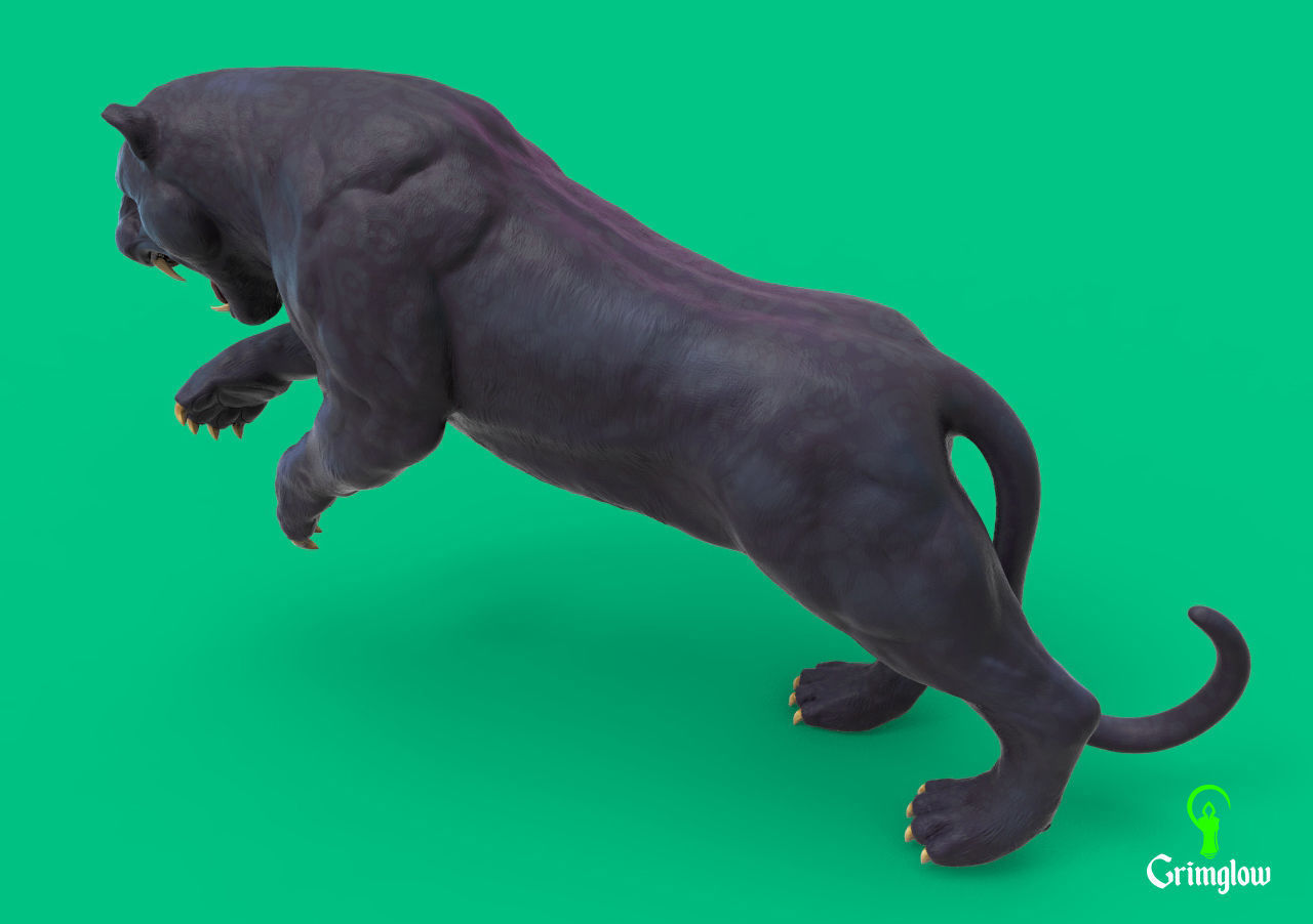 Jaguar   3D print model_8