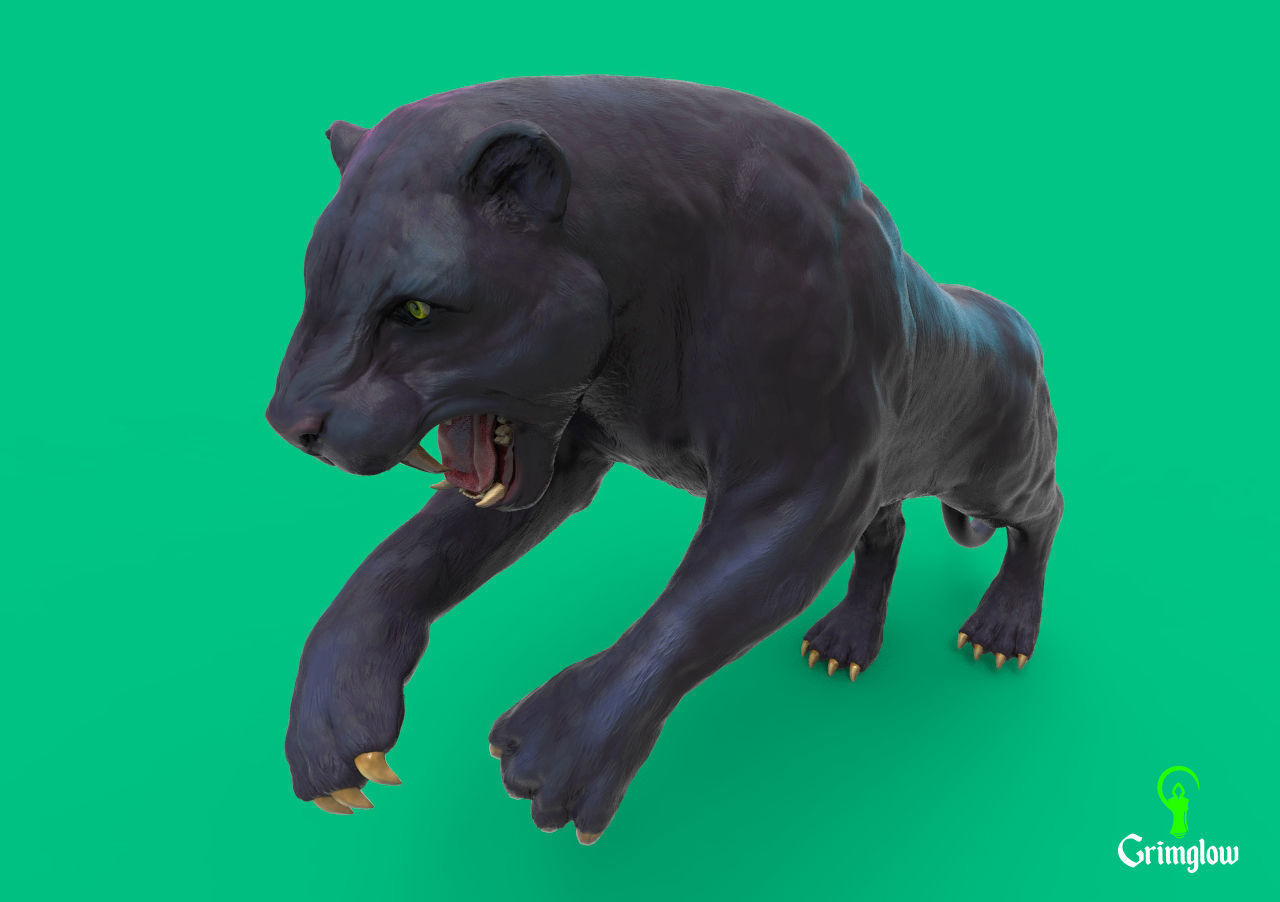 Jaguar   3D print model_11