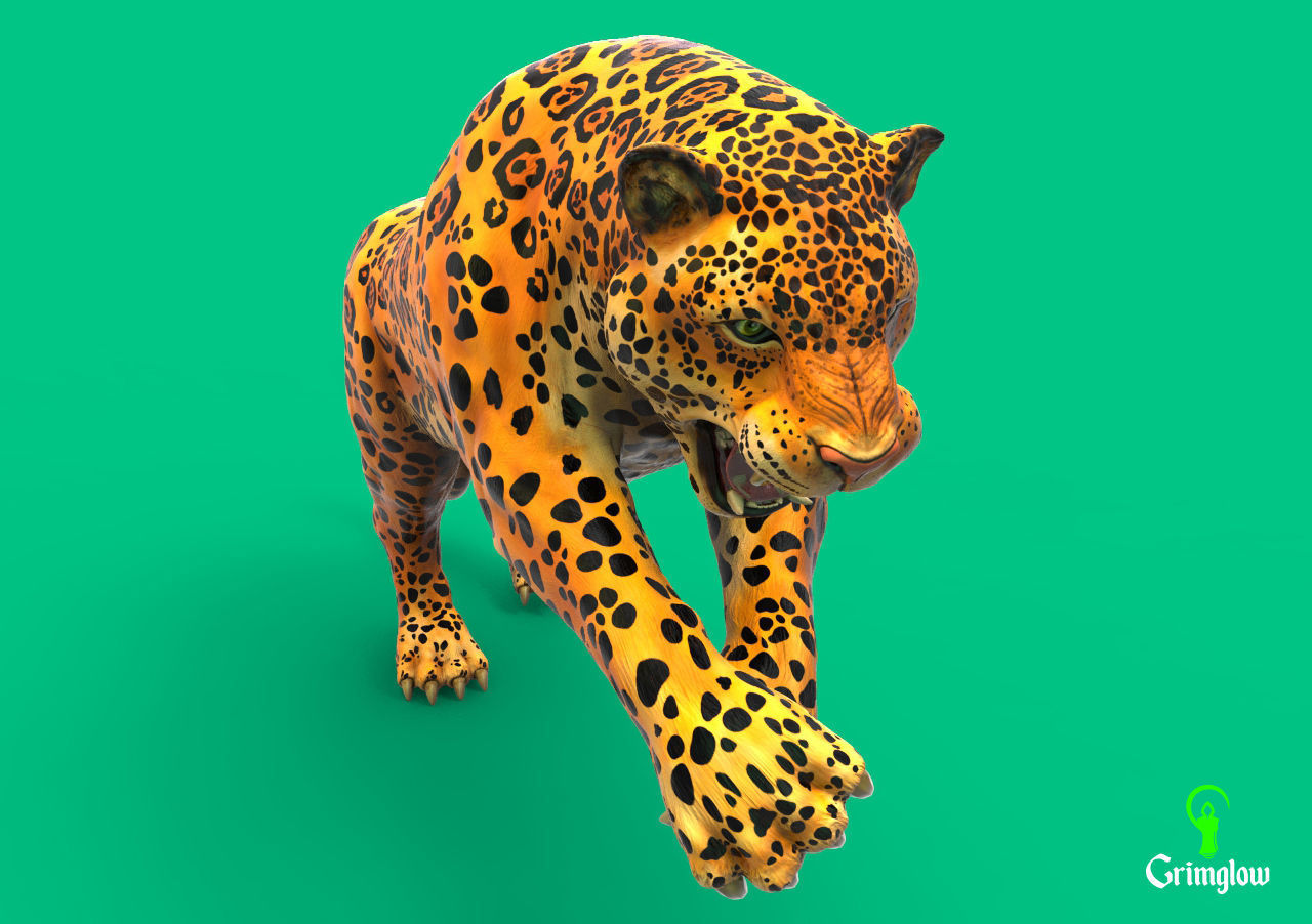 Jaguar   3D print model_4