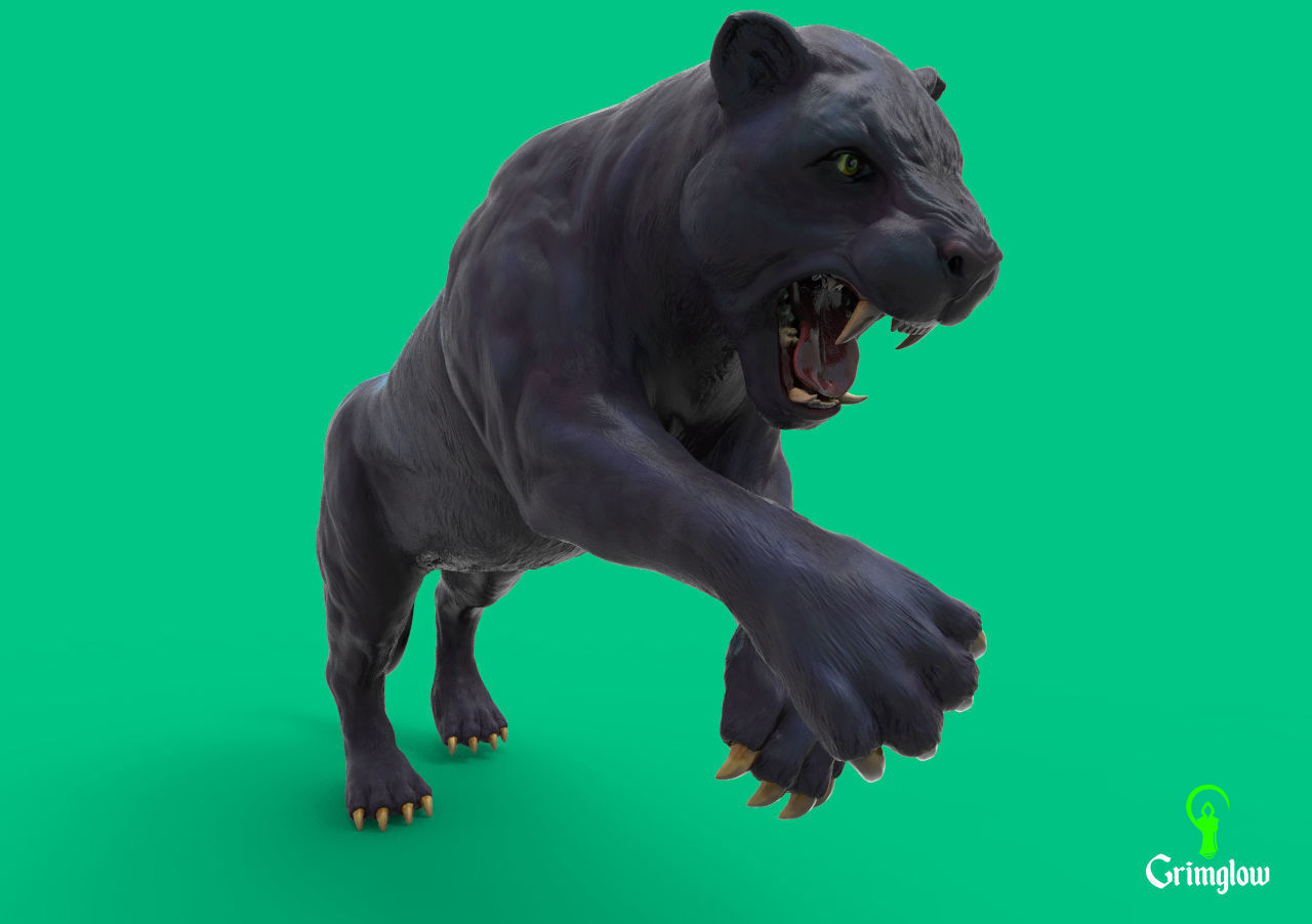 Jaguar   3D print model_9