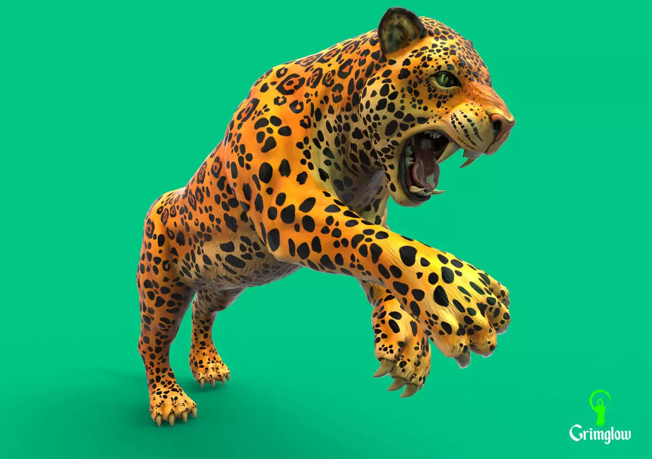Jaguar   3D print model_0