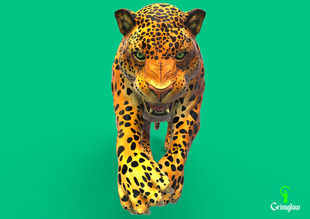 Jaguar   3D print model_1
