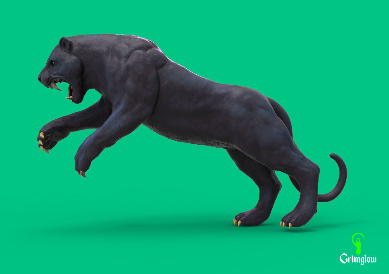 Jaguar   3D print model_13