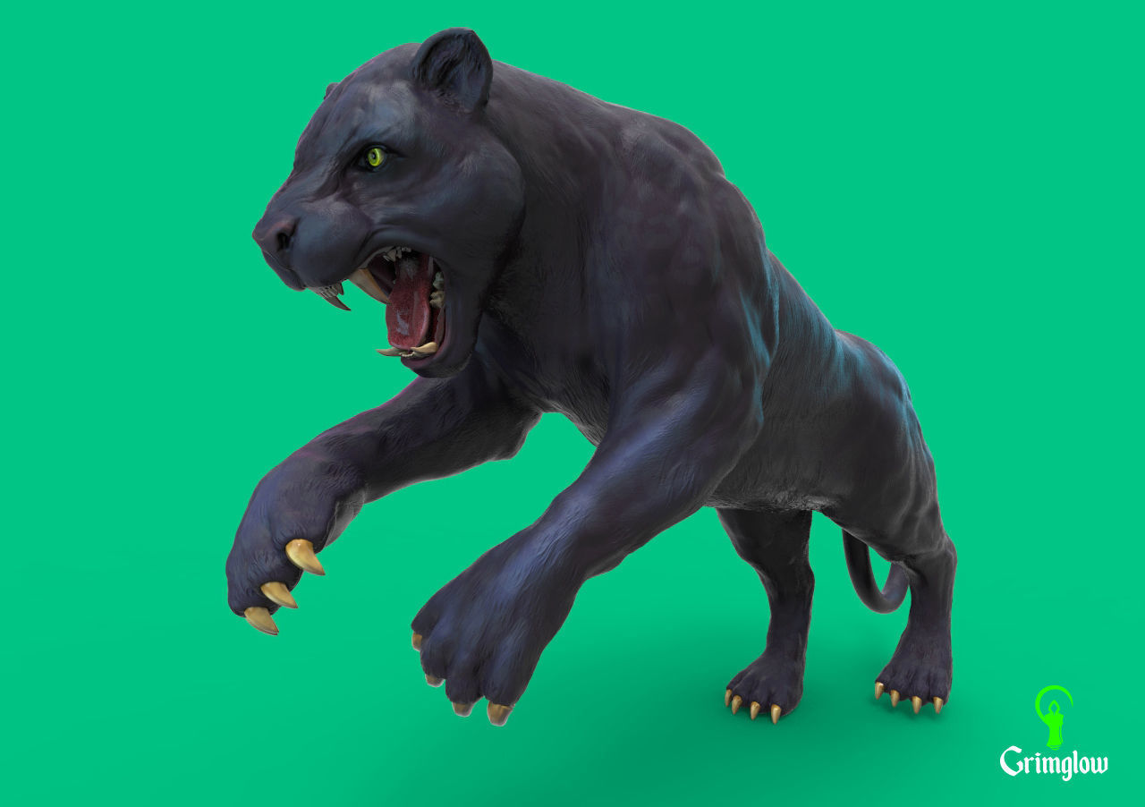 Jaguar   3D print model_12