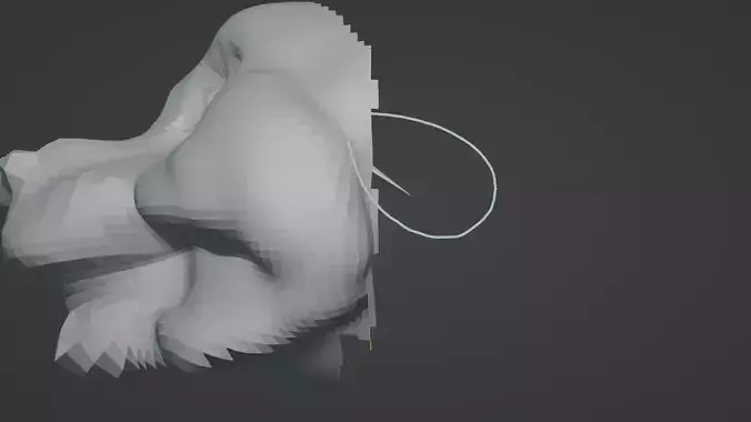 Sabertooth pursuit head base digital pattern 3D print model