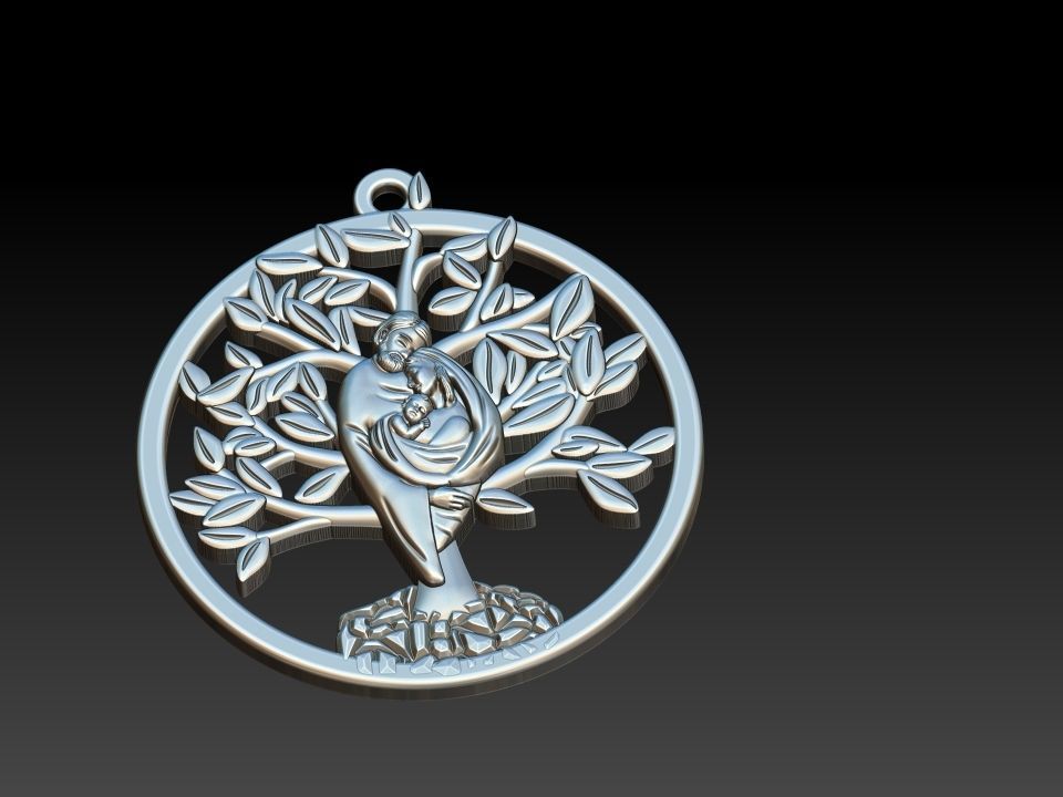 Holy Family Tree 3D print model_15