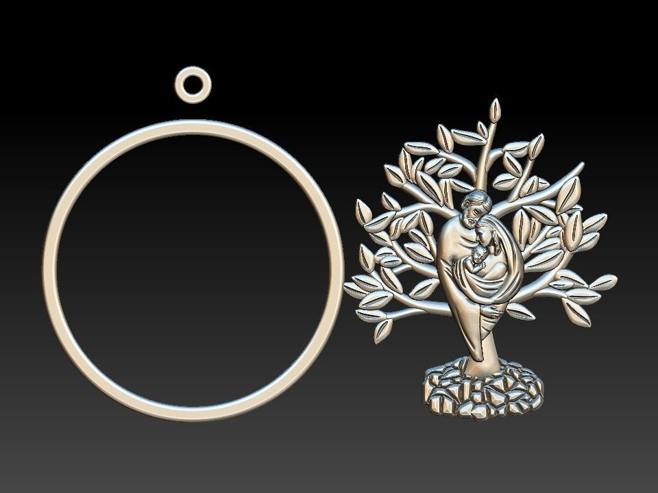 Holy Family Tree 3D print model_3