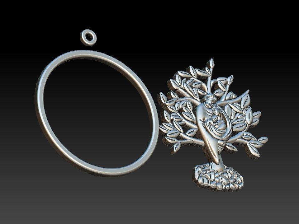 Holy Family Tree 3D print model_4