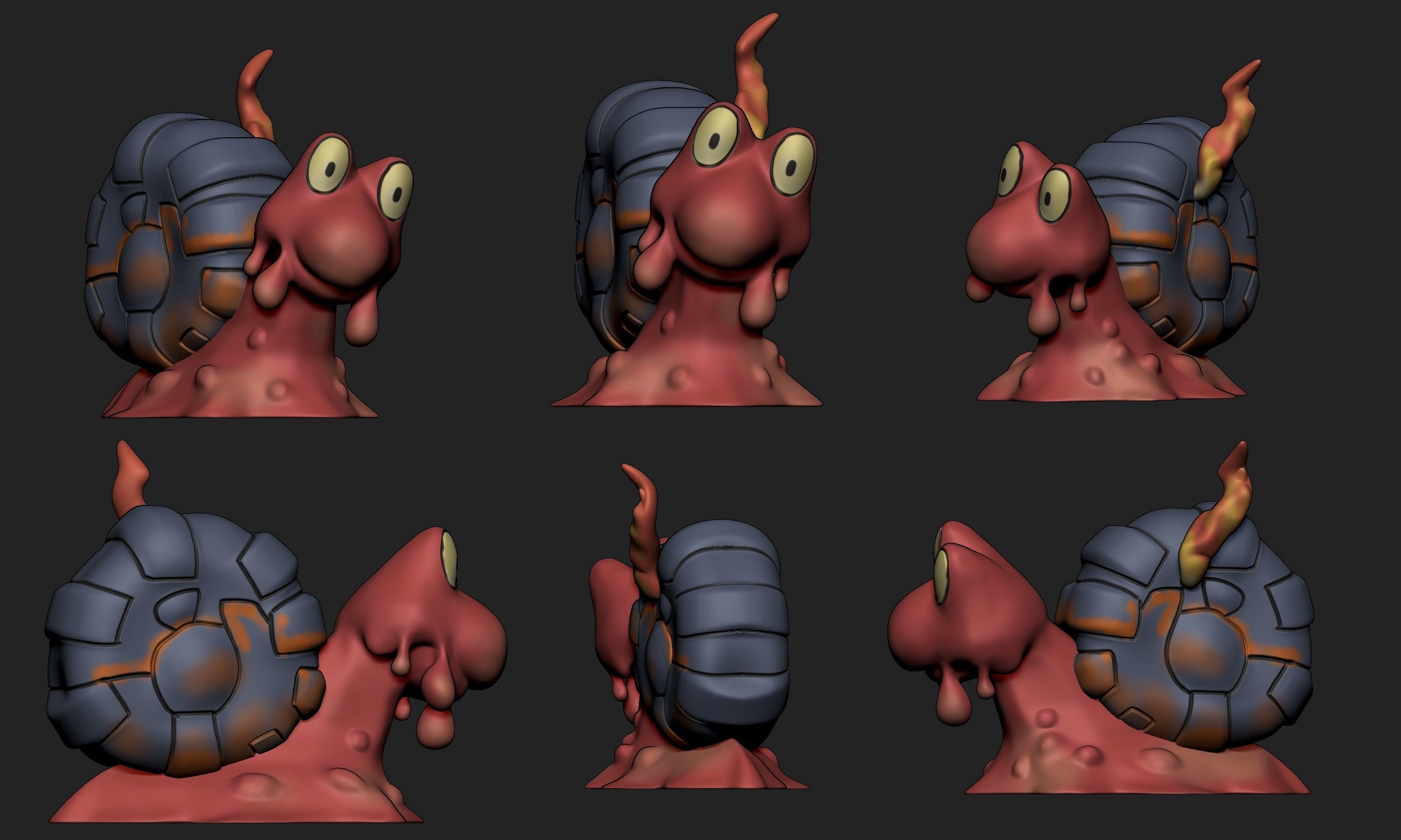 Pokemon - Magcargo with 2 poses 3D print model_5