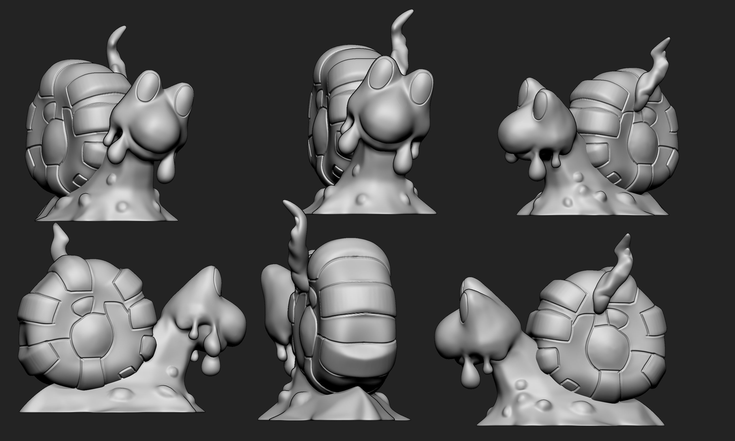 Pokemon - Magcargo with 2 poses 3D print model_8