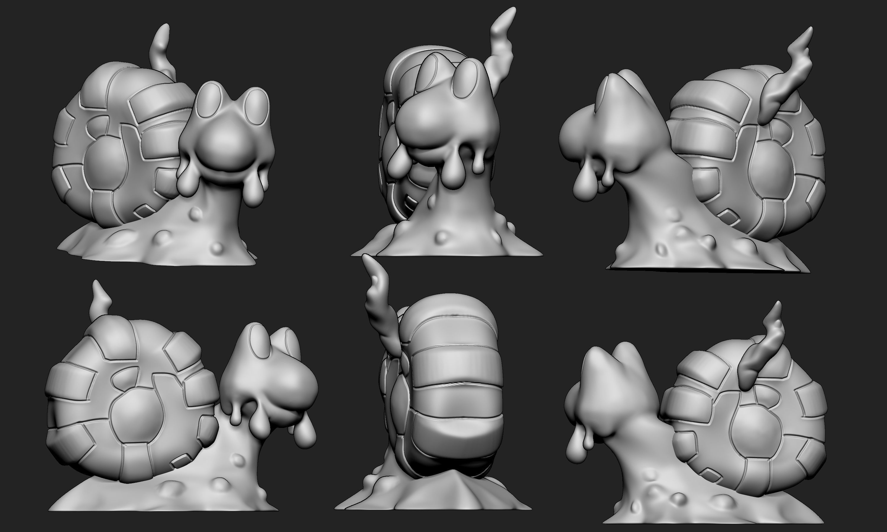 Pokemon - Magcargo with 2 poses 3D print model_4