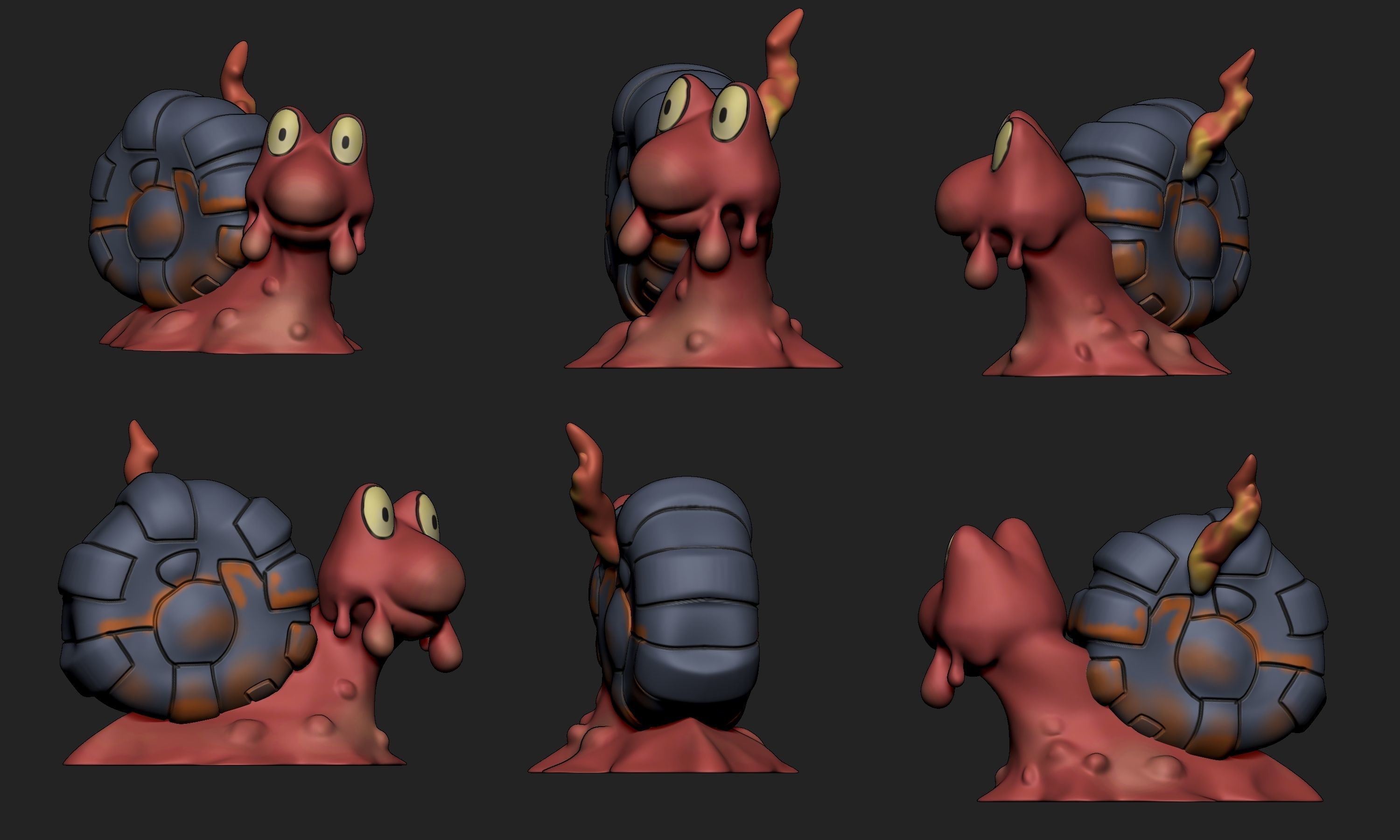 Pokemon - Magcargo with 2 poses 3D print model_2