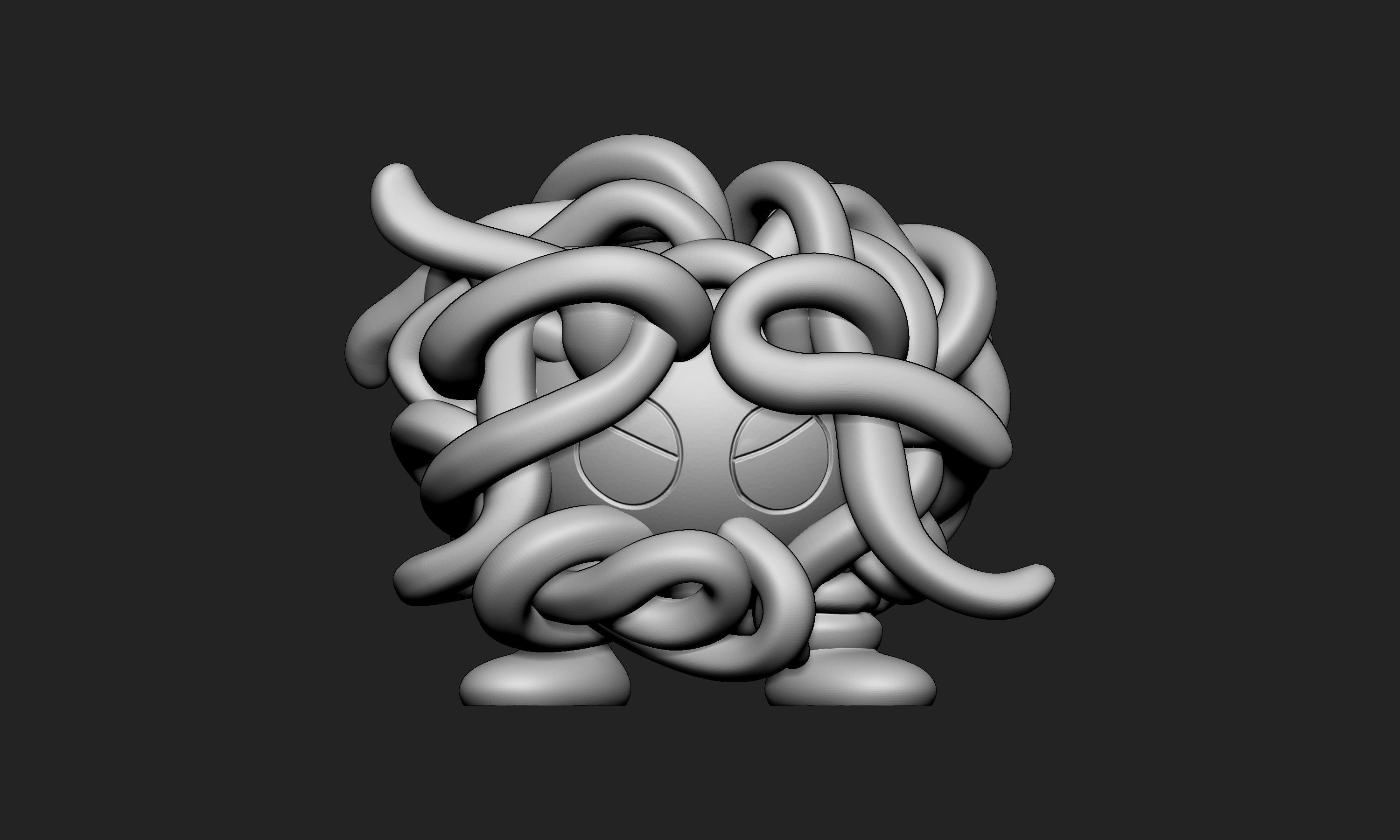 Pokemon - Tangela with 2 poses 3D print model_7
