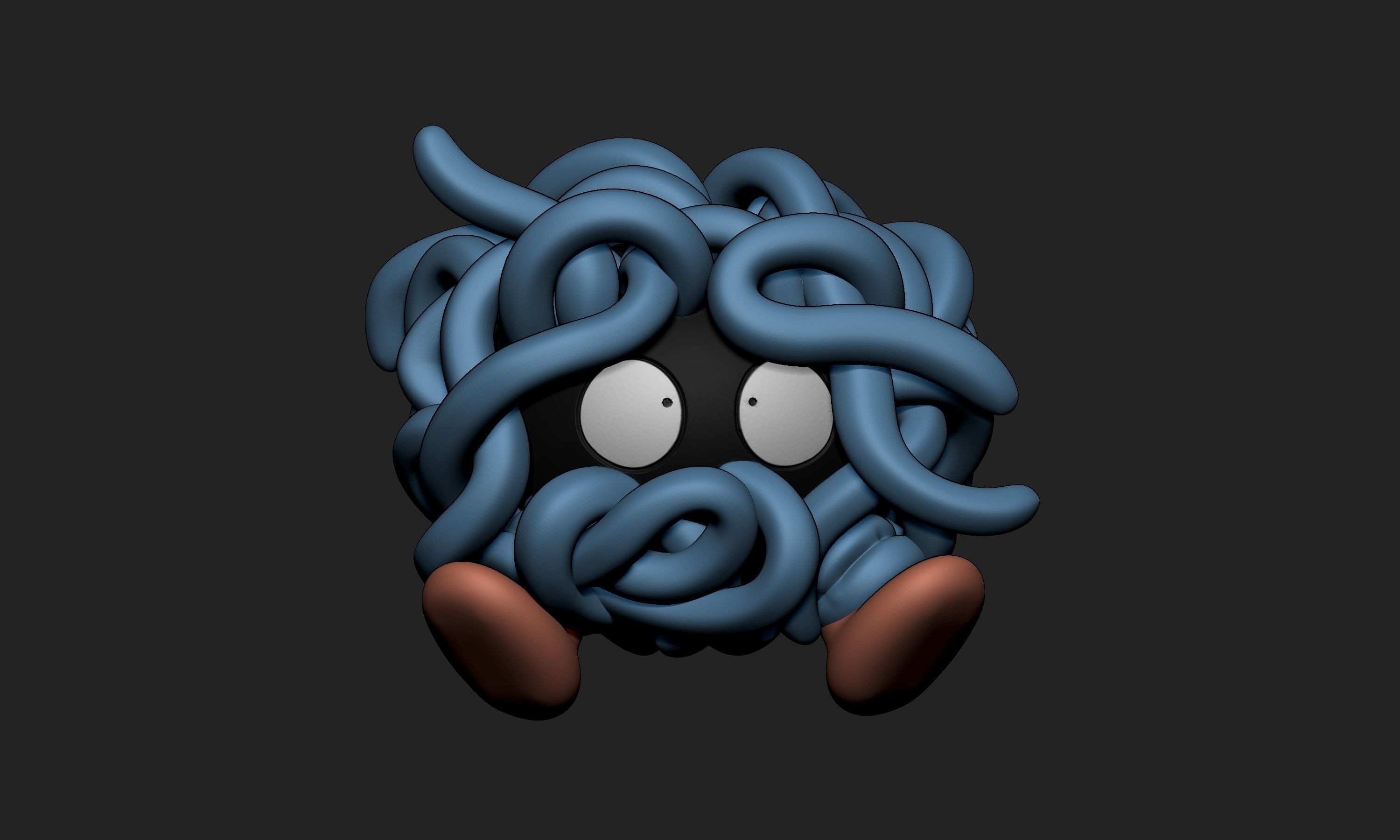 Pokemon - Tangela with 2 poses 3D print model_1