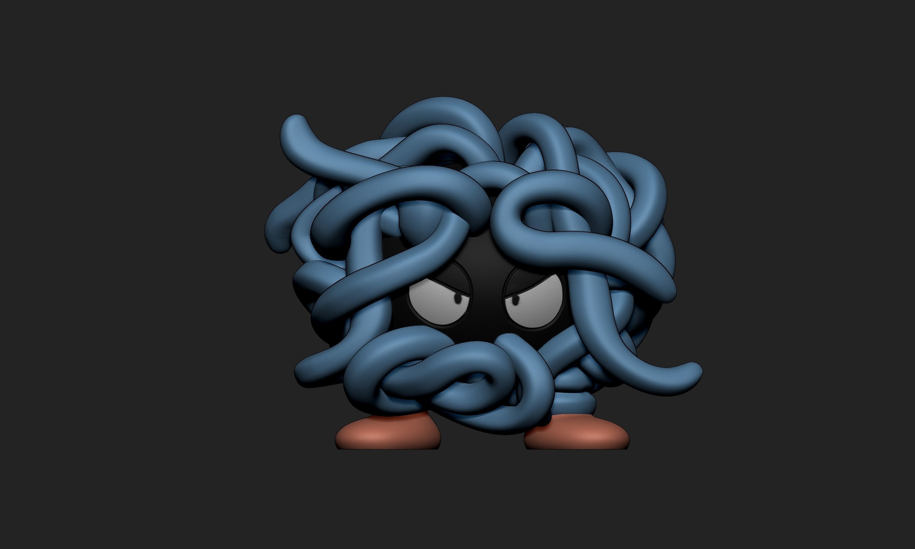 Pokemon - Tangela with 2 poses 3D print model_5