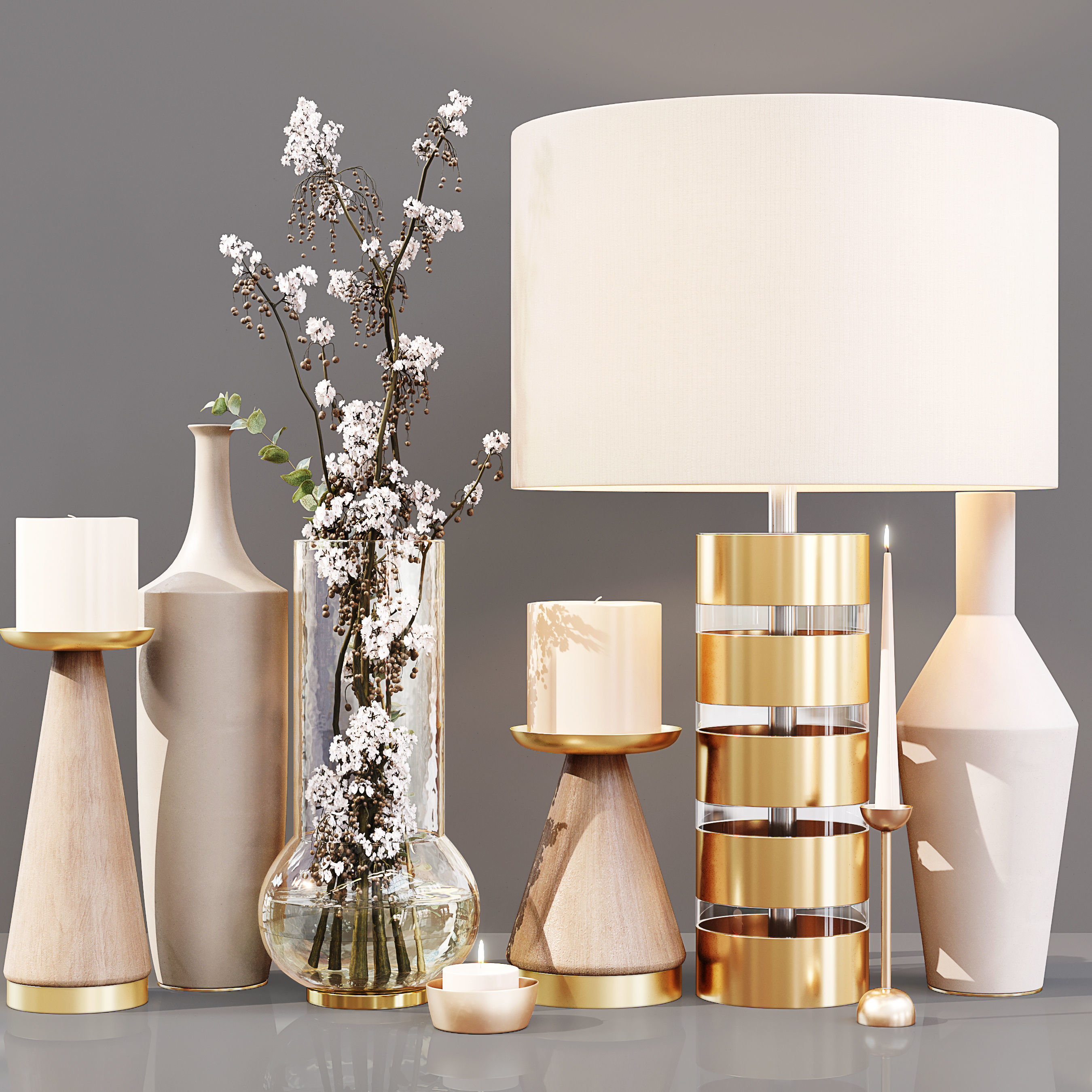 Decor Set 058 3D model_1