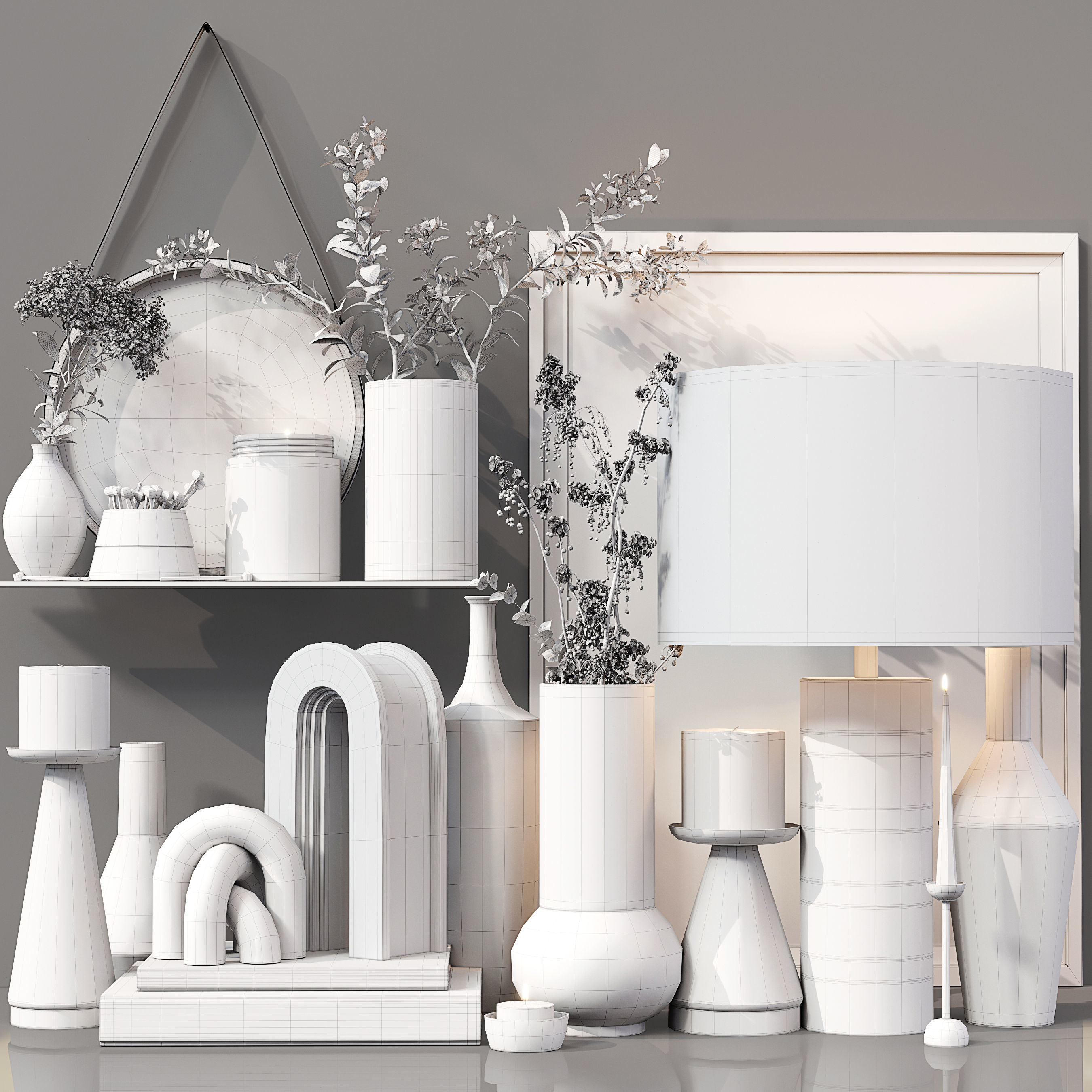 Decor Set 058 3D model_6