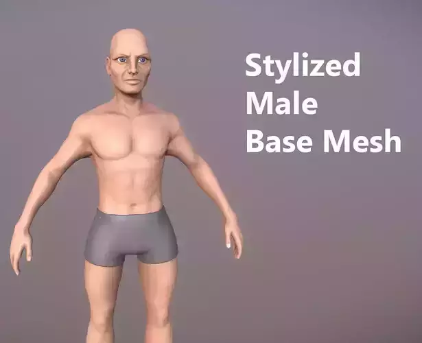 Stylized Male Base Mesh
