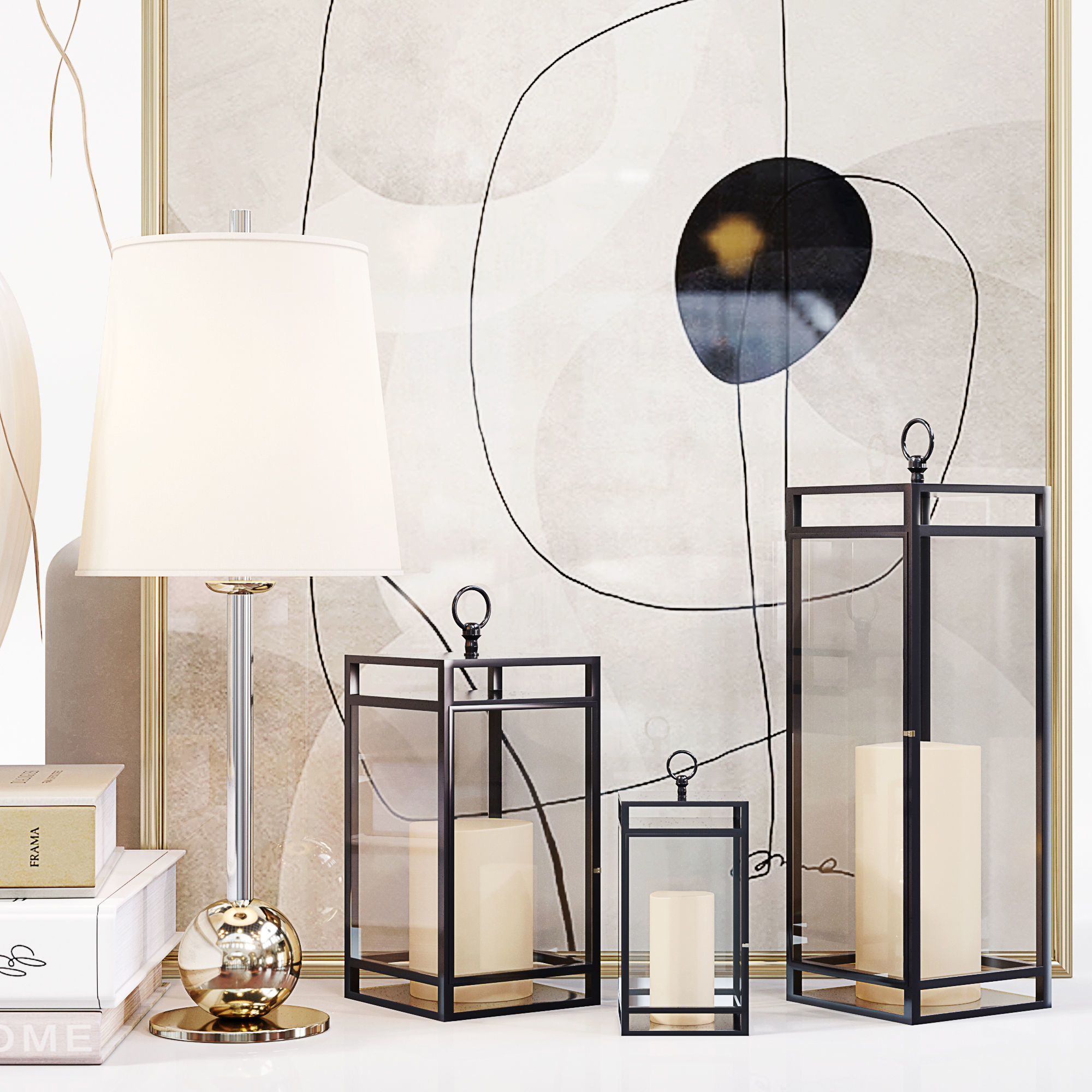 Decor Set 060 3D model_2