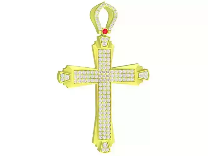 luxury diamond cross pendant 3934
