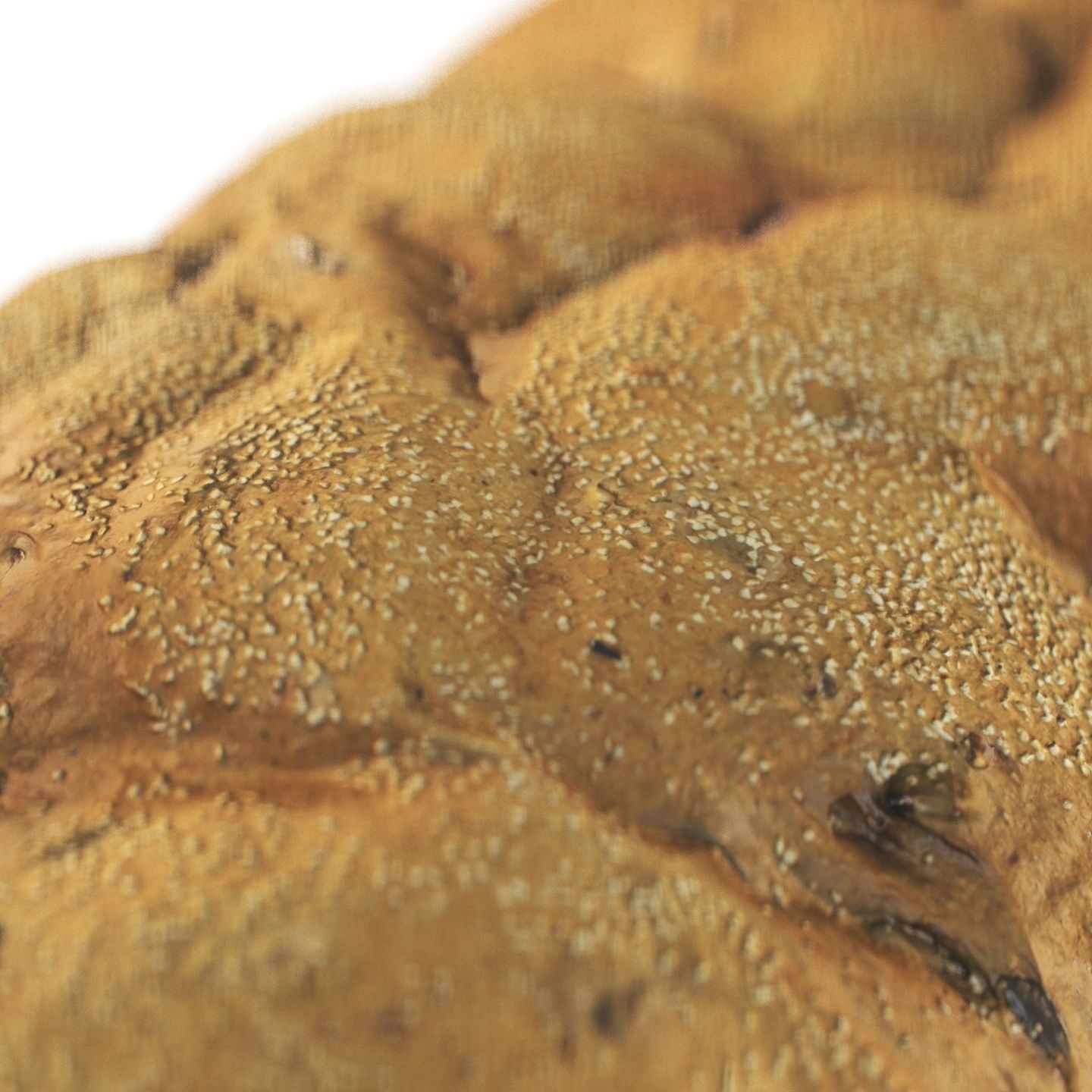 Whole grain bread with seeds Low-poly 3D model_4