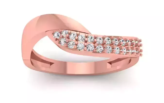Solitaire Wedding Engagement WoMen Ring 3D print model