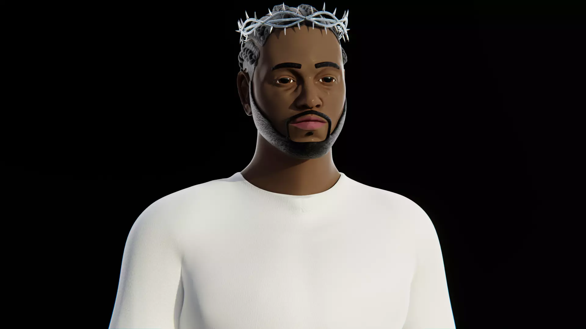 Kendrick Lamar - Stylized Low-poly 3D model