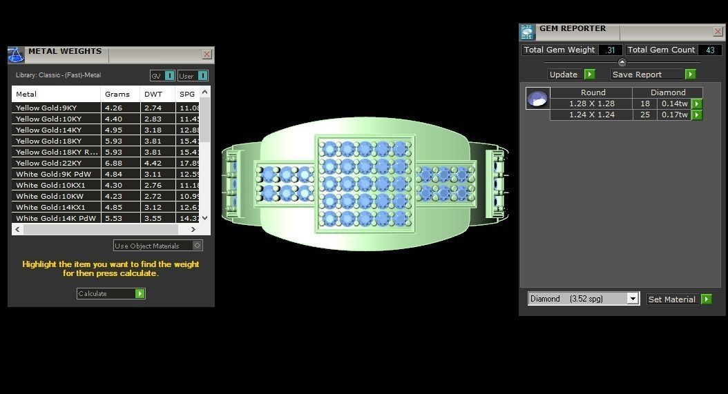 Solitaire Wedding Engagement Ring 3D print model_3