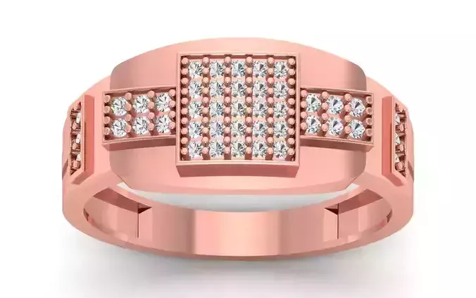 Solitaire Wedding Engagement Ring 3D print model