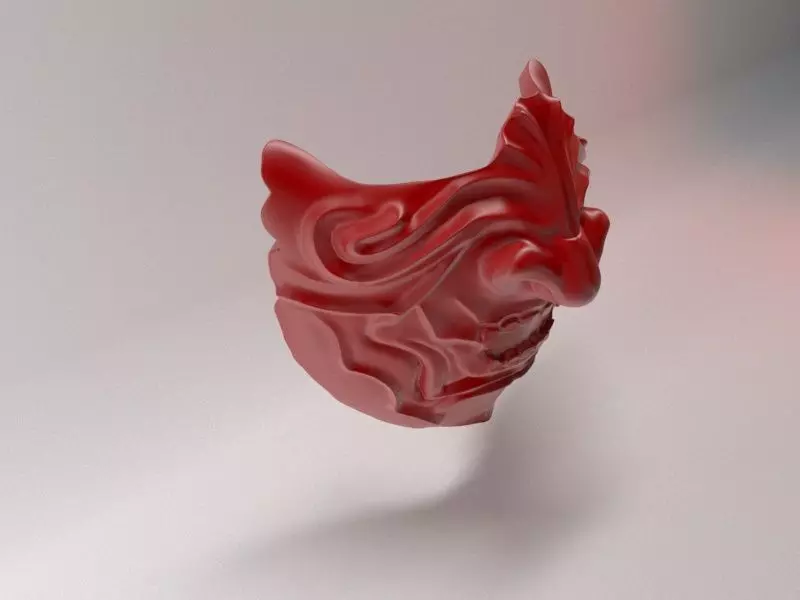 Samurai Mask 3D print model