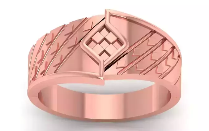 Solitaire Wedding Engagement Ring 3D print model