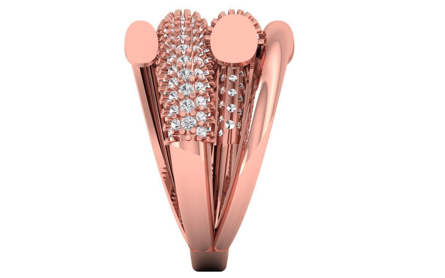 Solitaire Wedding Engagement Ring 3D print model_1